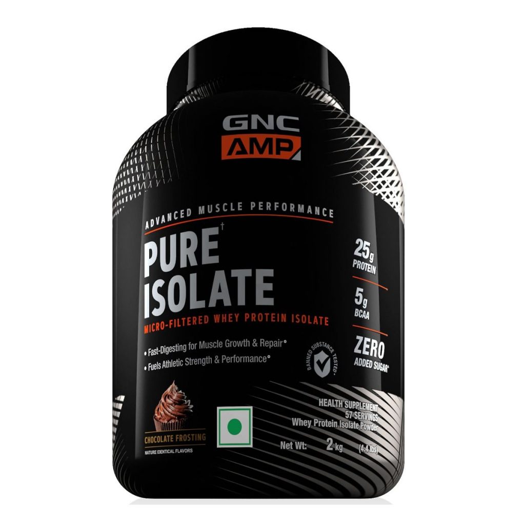 GNC AMP Pure Isolate 4.4 lbs, 2 kg Vitamin Galaxy